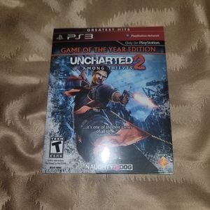Uncharted 2 PS3 game. Still in plastic